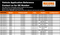 Bras de suspension professionnel MASUMA MA-E4037L pour BMW X3 (E83) X3 2.0i N46B20. SUV 31100363477 31103412137