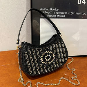 Bolso de mano de moda con bordado de cuentas para mujer 2025 bolsos de noche personalizados de lujo para mujer - Product Image 5