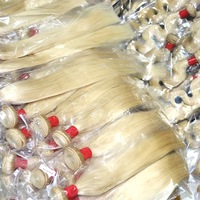 Vente en gros de mèches 613 100% cheveux humains brésiliens vierges blonds 613 mèches avec fermeture extensions frontales en dentelle pour femmes noires