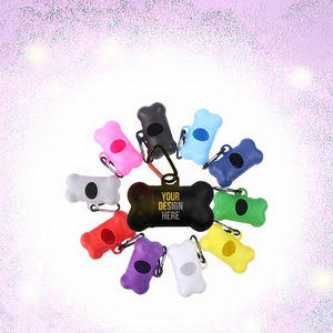 Dispensador de Bolsas para Excrementos de Perro con Forma de Hueso, Multicolor, para Exteriores, Solución Ecológica y Sostenible para la Gestión de Desechos de Mascotas - Product Image 3