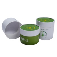 Haute Qualité Kraft Papier Thé Tube Boîtes D'emballage Parfum Huile Essentielle Bouteille Cylindre Brun Tube