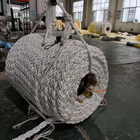 Autres fournitures marines, accessoires pour bateaux, corde en polyester à 8 brins de 80 mm, remorque de bateau, emballage, chargement et déchargement, corde d'amarrage