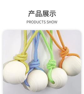 Mainan tali kebugaran 8cm tahan lama & tahan banting untuk anjing Mainan Gigit ramah lingkungan untuk pemilik hewan peliharaan untuk permainan luar ruangan - Product Image 6