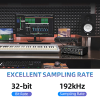 Interface audio professionnelle 2 canaux MD22, 2 entrées 2 sorties, équipement d'enregistrement en direct, chant, mixeur externe USB pour guitare
