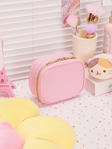 Trousse de maquillage portable en PU avec miroir LED détachable, <span class=keywords><strong>valise</strong></span> de rangement cosmétique, boîte de toilette pour artistes - Product Image 2
