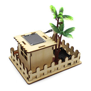 Kit Científico de Casa de Madera con Energía Solar y Árbol de Coco, Juguete Educativo para Niños de 7 a 9 Años, Proyecto STEM DIY - Product Image 4