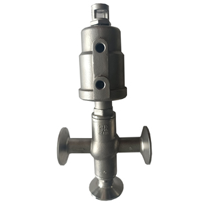 Vendita certificazione di qualità sanitario SS304 SS316L 1/2 "in acciaio inox pneumatico Tri morsetto tre vie valvola ad angolo sede - Product Image 6