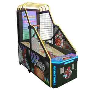Máquina de Baloncesto Operada con Monedas, Máquina de Juego para Niños para Centros de Juego y Parques de Entretenimiento - Product Image 1