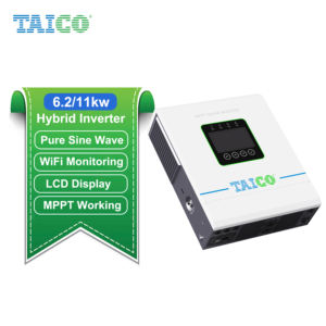Vente chaude en UE, onduleur solaire hors réseau <span class=keywords><strong>TAICO</strong></span> 6 kW 6,2 kW, onduleur solaire 220 V, large plage d'entrée, efficacité de 94 %, onde sinusoïdale pure - Product Image 6