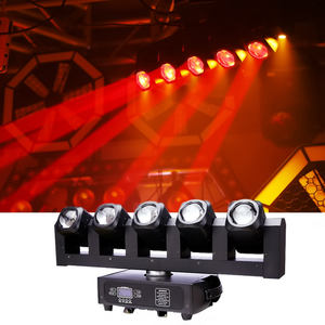 Luz <span class=keywords><strong>de</strong></span> escenario espada <span class=keywords><strong>de</strong></span> cinco dedos 5 ojos haz <span class=keywords><strong>de</strong></span> luz boda DJ fiesta KTV foco <span class=keywords><strong>de</strong></span> escaneo teñido con luz <span class=keywords><strong>de</strong></span> cabeza móvil LED estroboscópica - Product Image 1