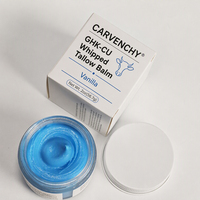 Crème Visage GHK-Cu au Cuivre et Vanille Anti-âge Hydratante, Baume Fouetté au Suif de Bœuf Nourri à l'Herbe et au Miel avec GHK-Cu pour le Visage