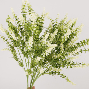 Flores Artificiales de Lavanda QIHAO, Seda de Alta Simulación, Decoración para Bodas y Hogar, 24 Ramas - Product Image 2