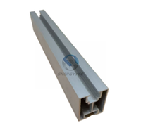 Cadre de support en aluminium industriel personnalisé, solide et flexible, rail de montage solaire pour toits métalliques
