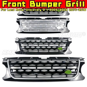 <b>Car</b> Grille Front Bumper Grill Bumper Grill Racing Grills For Land Rover Discovery 3 4 2005-2009 2014-2016 <b>Car</b> Accessories - Product Image 2