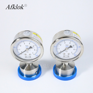 1-1/2 \ "50.5mm 316 raccordo radiale in acciaio inox manometro 0-100psi per la misurazione della pressione del Gas - Product Image 2