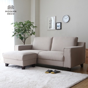 L en forme <span class=keywords><strong>de</strong></span> canapé composable en tissu avec pouf ensemble réversible assortie séparé détachable tabouret meubles <span class=keywords><strong>de</strong></span> <span class=keywords><strong>salon</strong></span> rembourrés - Product Image 2