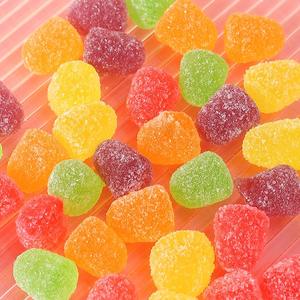 थोक चीनी छोटे काटने मिश्रित फल स्वाद वाले जेली गामी कैंडी थोक रंगीन खट्टे मीठे मीठे मीठे अनाज का स्वाद - Product Image 1