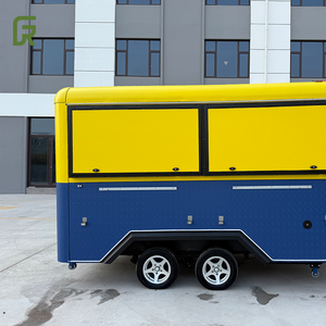 Conlin Concession Fast Float Chariot de camion mobile Commercial Bicycle Street Remorque mobile pour pizza avec certification CE - Product Image 4