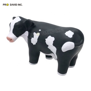 Logo Custom PU Stress Relief Foam Milch Cow Shape Anti Stress <b>Ball</b> <b>Squeeze</b> Toys Promotional Toy for Kids - Product Image 5
