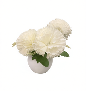 Bouquet di Fiori Artificiali in Seta Realistici per Decorazione Casa, Composizione Classica di Fiori Rosa Fatti a Mano per Matrimoni e Interni - Product Image 1