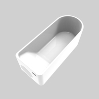 Hi-Q tout-en-un intérieur blanc acrylique glace baignoire Wifi App contrôle isolé couverture noyau compresseur composant acrylique froid plongeant