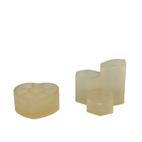 Ensemble de rangement en résine givrée, boîte organisatrice de bijoux multi-compartiments en forme de cœur, support combiné pour pinceaux de maquillage et stylos, support multi-tubes pour pinceaux de maquillage