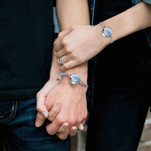 สร้อยข้อมือ <span class=keywords><strong>TOTWOO</strong></span> Azure Dream Touch สั่นและเรืองแสง ของขวัญความสัมพันธ์ระยะไกลที่ไม่เหมือนใครสำหรับแฟนสาว - Product Image 5