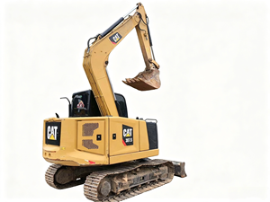Excavadora de cadenas CAT 307.5 usada con chasis reforzado y gran adaptabilidad para caminos rurales y renovaciones - Product Image 1
