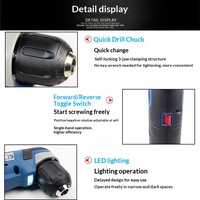 Perceuse à angle droit Dongcheng DCJZ14-10E rechargeable 12V à moteur à balais, tête coudée à 90 degrés, réversible, OEM