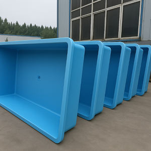 Estanque de fibra de vidrio preformado personalizado y pecera <span class=keywords><strong>piscina</strong></span> de fibra de vidrio amigable con el suelo para amantes de los peces - Product Image 5