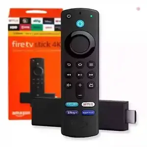 Amazons Originele Fire TV Stick 4K Streaming Speler Met Alexa Voice Afstandsbedieningen
