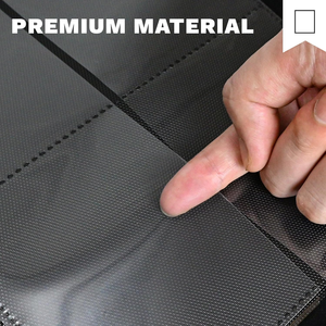 Album de rangement pour cartes MIO Business Card Graded Card Binder, porte-cartes à fermeture éclair, porte-cartes de collection, en PU, avec blocage RFID - Product Image 5