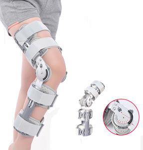 Genouillère Ajustable Élastique Respirante et Épaisse en Nylon 100% avec Alliage d'Aluminium, Taille Unique, Protection Contre les Fractures et l'Arthrose - Product Image 1