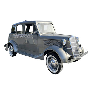 Voiture électrique vintage classique de couleur personnalisée pour les visites des îles et des régions côtières - Product Image 2