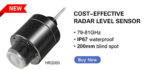 Instrument de mesure de niveau radar 80g Eau Hr2000 Capteur de niveau radar 4-20ma - Product Image 6