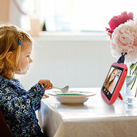 C Idea Mini tableta de aprendizaje para niños con pantalla HD y software de aprendizaje Iwawa-Red Nuevo procesador de cuatro núcleos