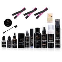 Kit Complet d'Installation de Perruques : Colle pour Dentelle, Bâton de Cire Adhésive, Dissolvant de Colle, Spray Teintant pour Dentelle