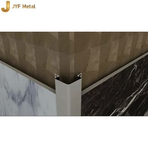 JYF EX556 Modern Stainless Steel <b>Mirror</b> Hairline Decorative Trim Profile Waterproof Durable Easy Installation Interior Wall <b>Tile</b> - Product Image 5
