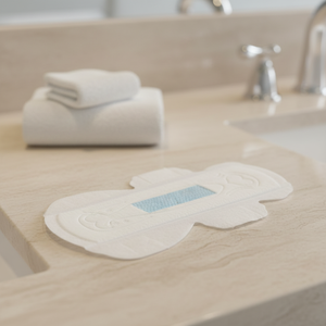 Serviettes hygiéniques jetables en coton ultra-minces de haute qualité de 155 mm Serviettes de nuit respirantes à vendre à faible coût - Product Image 1