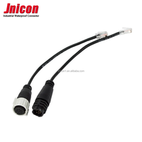 Panel solar M19, lámpara macho y hembra, IP67, resistente al agua, 5 núcleos, iluminación autoblocante, bloque de Terminales de aviación, Conector de cobre