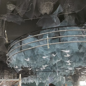 Wholesale Acrylic Hummingbird Wedding Props Decorative Pendant Modern Wedding Sky Transparent Shining Bird Wedding Chandelier - Product Image 6