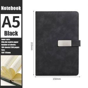 Wholesale Cheap Imitation Leather Souvenir Gift <b>A5</b> <b>Notepad</b> Metal Buckle Notebook With Custom Logo - Product Image 4