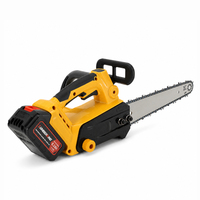 Tronçonneuse sans fil 21V 12 pouces à moteur brushless, vente en gros OEM, pour la coupe d'arbres et l'élagage du bois, alimentée par batterie, pour le jardin