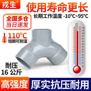 Conector en Y de CPVC Rongsheng de 63 mm, Blanco, Accesorio para Tuberías de Ingeniería, Resistente a la Corrosión y Altas Temperaturas - Product Image 4