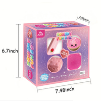 Lot de 4 Boîtes Mystères Squishy Amusantes, Jouets Anti-Stress à Remontée Lente en Forme d'Aliments Kawaii, Cadeau Sensoriel pour Adolescents et Adultes