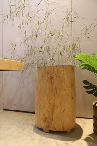 Nhà Máy Trực Tiếp Bán Buôn Truyền Thống Trung Quốc Thủ Công Cổ Xô Mộc Mạc Trang Trí Lưu Trữ Container Gỗ Vườn Trồng - Product Image 4