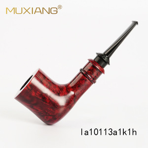 Briarwood Tobacco Pipe Bent Type Cumberland Vulcanized Rubber Mouthpiece Zhejiang Origin - Product Image 5