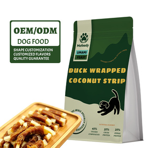 Snacks Nutritivos para Mascotas, Tiras de <span class=keywords><strong>Coco</strong></span> Envueltas en Pollo y Pato, Aumentan el Apetito, Golosinas Secas para Perros y Gatos - Product Image 1