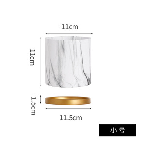 <span class=keywords><strong>Pot</strong></span> de fleur marbré plante verte peau de tigre <span class=keywords><strong>orchid</strong></span>ée <span class=keywords><strong>pot</strong></span> en céramique respirant avec plateau - Product Image 1