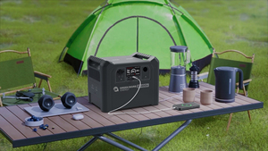 Station d'alimentation solaire portable 2560Wh grande capacité 2400W avec contrôle par application, générateur de secours extérieur, batterie LiFePO4 - Product Image 5